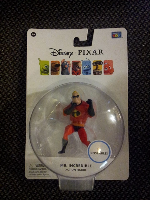 Thinkway Toys Disney Pixar Mr. Incredible  3" Poseable Figure - NEW!