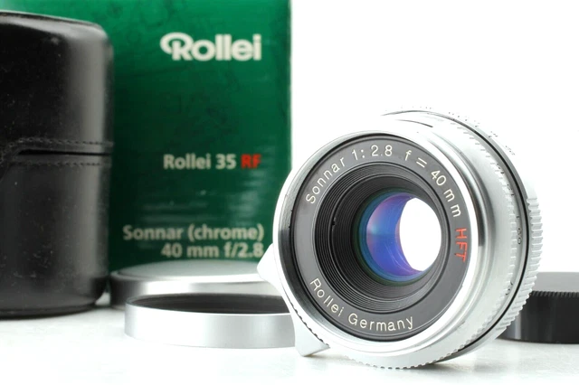 Rare No Fog [N MINT in Box] Rollei Sonnar 40mm f2.8 HFT Lens L39 Leica LTM JAPAN
