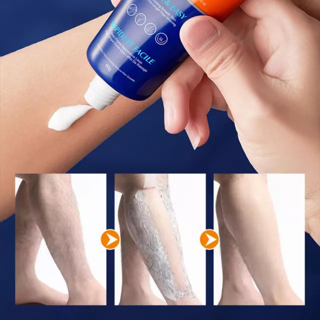 Men Permanent Hair Removal Cream Depilatory Paste Beard Moustache Remover Cream