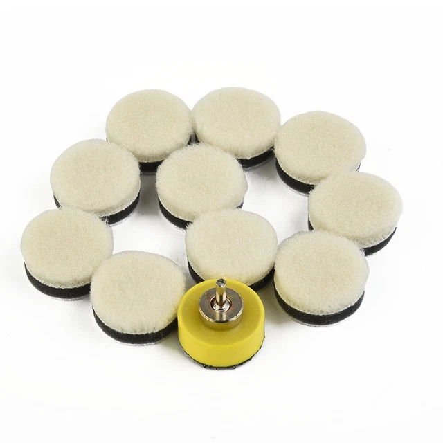 Sablage Grincement Coton Polissage Roue Crochet Boucle Kit 10pcs Laine Coussinet