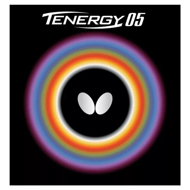 Butterfly Tenergy 05 Table Tennis Rubber - Black 2.1mm
