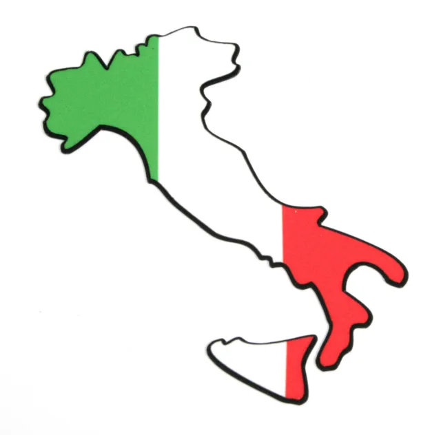 Aufkleber für Auto - Italien Umriss - Aufkleber, geschnitten auf Kontur