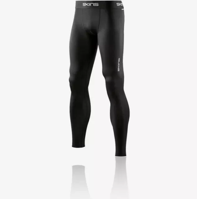 Skins A400 lange Kompressionsstrumpfhose für Herren - schwarz Größe Medium B40040001