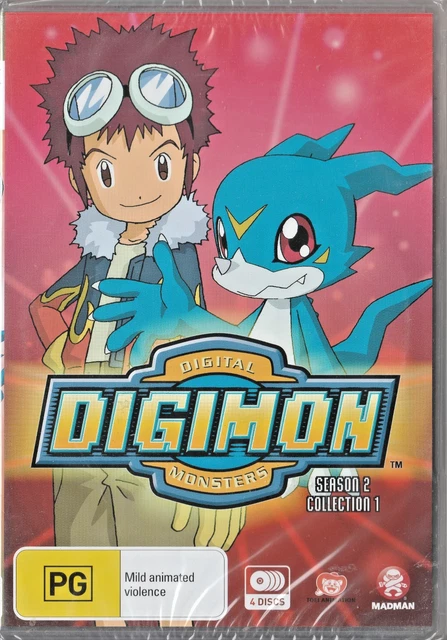 DIGIMON-DIGITAL MONSTERS 2 : Season 2 : Collection 1 : Eps 1-25 (DVD,4 ...