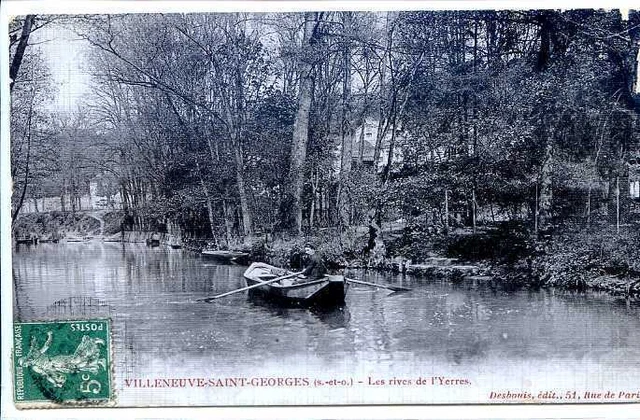 CP 94 VAL DE MARNE - Villeneuve-Saint-Georges - Les rives de l'Yerres