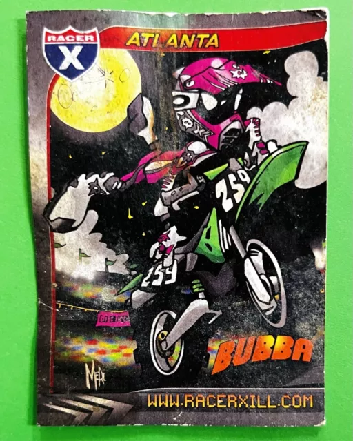 RARE 2004 Racer X Illustrated JAMES BUBBA STEWART #259 Card Supercross MX Legend