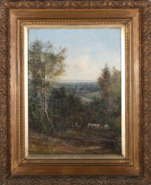 R. Carter  - Late 19th Century Oil, Near Goring, Reading