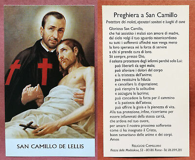 santino-holy card"S.CAMILLO DE LELLIS 