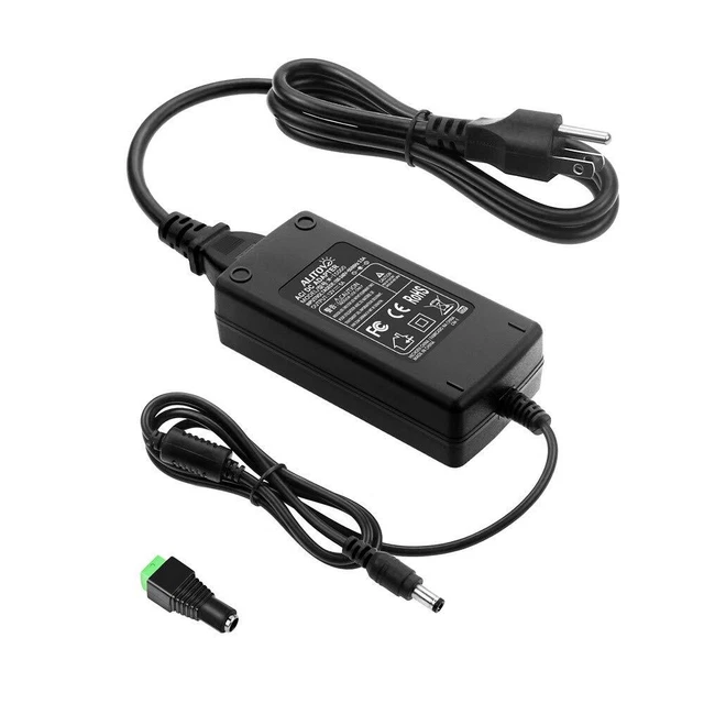 DC 12V 5A Power Supply Adapter Converter Transformer AC 100-240V Inpu...