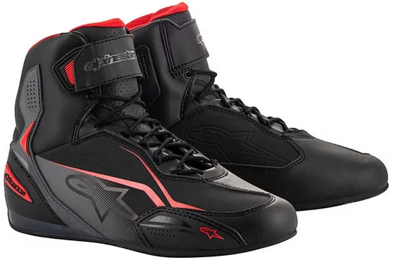 Alpinestars Faster 3 Schuhe - schwarz/grau/rot - Neu! Schneller Versand!