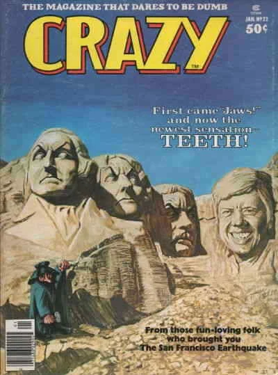 Crazy (Magazine) #22 FN; Marvel | Mount Rushmore spoof - we combine shipping
