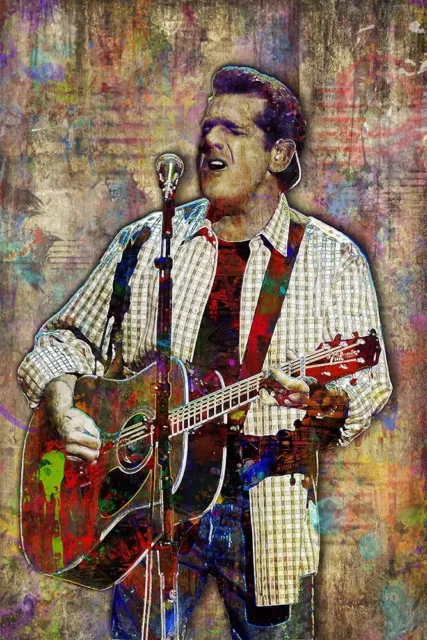 The EAGLES Glenn Frey 12x18in Poster Glenn Frey Tribute Print Free Shipping US