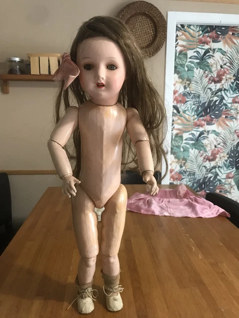 POUPEE ANCIENNE VENTRILOQUE Sfbj Paris Unis France Paris 301 T12 71Cm POUPEE ANCIENNE VENTRILOQUE Sfbj Paris Unis France Paris 301 T12 71Cm