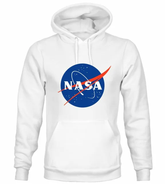 Felpa NASA CAPPUCCIO unisex uomo o donna Nasa inspired replica maglia t-shirt