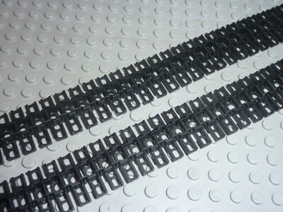 10X Lego 3873 Link Tread Chenille Maillon de Chaîne- Noir / Black Technic 