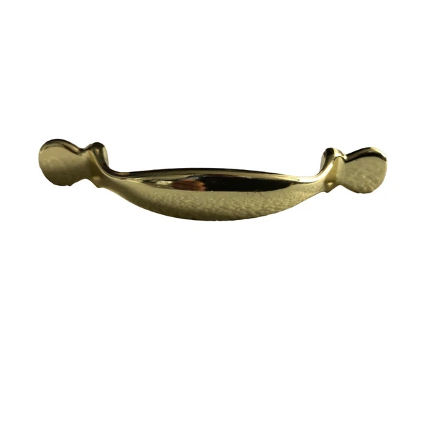 Vintage Solid Brass Cabinet Handle Drawer Pull Hardware