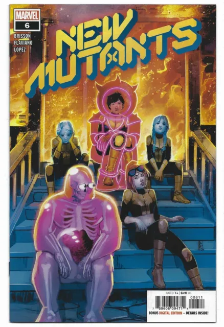 New Mutants #6 2020 Unread Rod Reis Main Cover Marvel Comics Brisson Flaviano