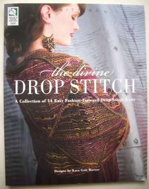The Divine Drop Stitch tejido patrones de tejido chales bolsa guantes afganos