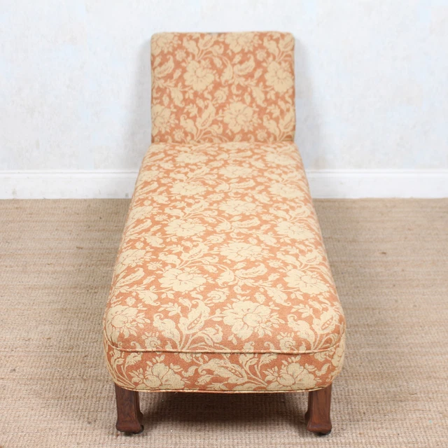 Edwardian Chaise Longue Oak Sofa Antique 3