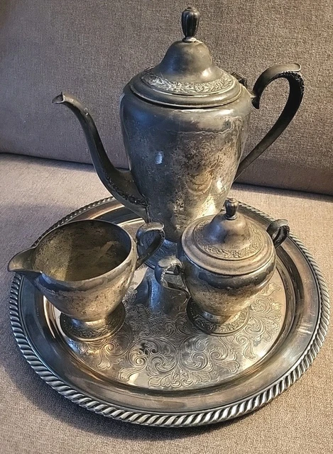 Teapot Wm Rogers 419 Vintage Wm Rogers Vintage Silver Plate Teapot