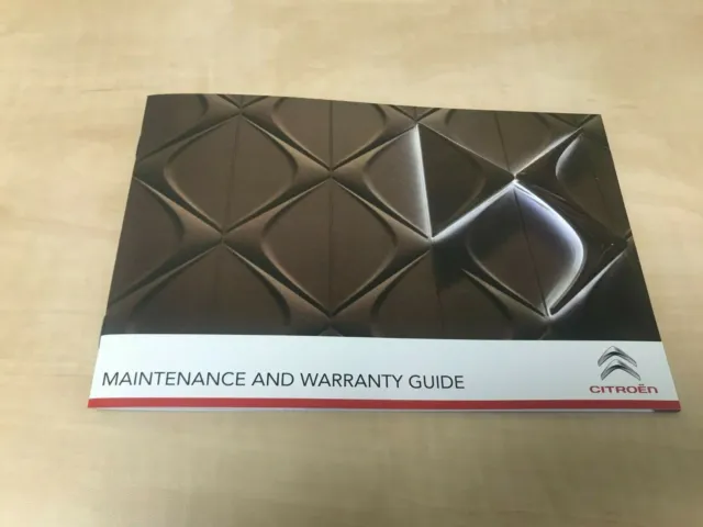 CITROEN SERVICE BOOK C6 HDI VTR EXCLUSIVE LIGNAGE V6 Not Owners Manual Handbook