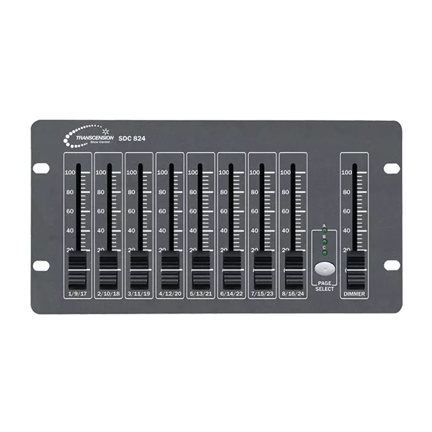 Transcension SDC824 DMX Controller 24ch einfacher DMX Schreibtisch für Beleuchtung