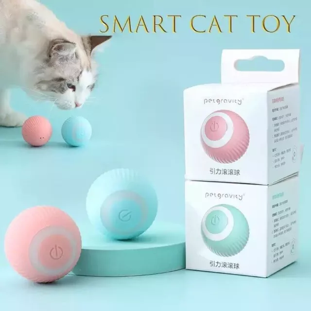 ☆ Jouet Interactif pour chat chaton Balle Intelligente Automatique ☆