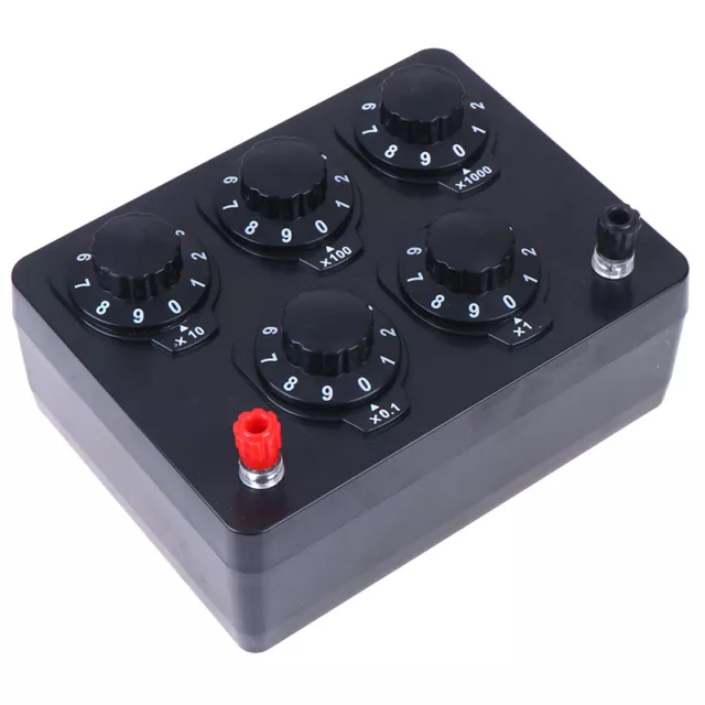 0-9999.9 Ohm Variable Decade Resistor Resistance Box Physical Teaching TooYJ$v