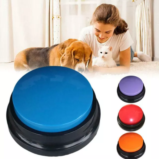 Recordable Speaking Button Talking Pet Starter Dog Training Communication Toy