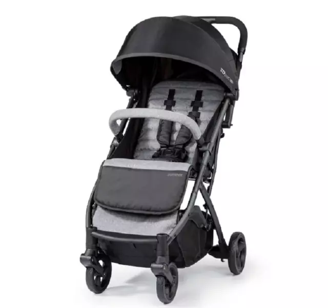 Summer Infant 3Dpacs Cs+ Standard Stroller, Two-Tone Black