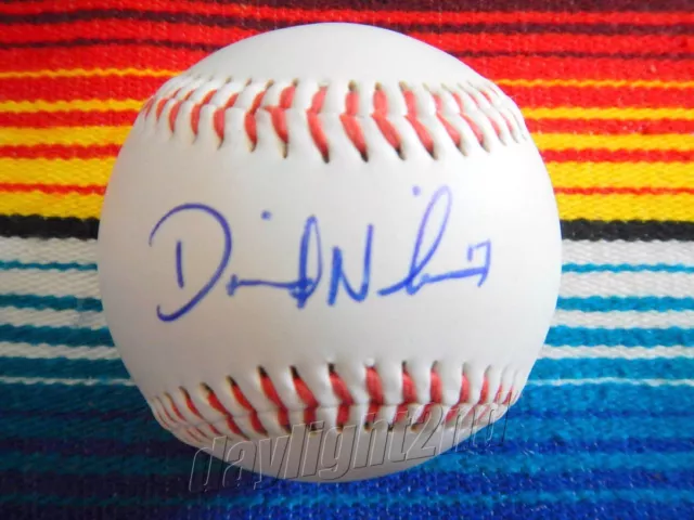 ✺Signed✺ DAVE NILSSON Baseball PROOF COA Milwaukee Brewers 3