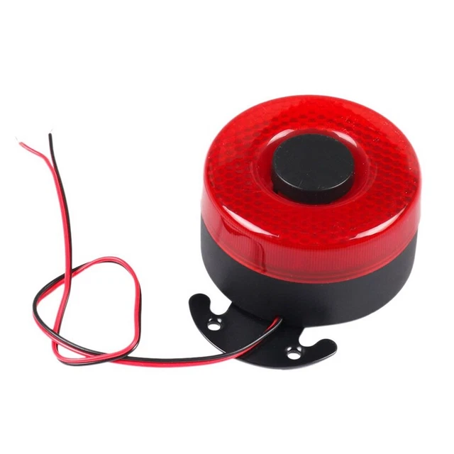 DC 12V-24V 105DB Sirena Avviso Automatico Segnale Suono Allarmi Backup Proclani con LE9
