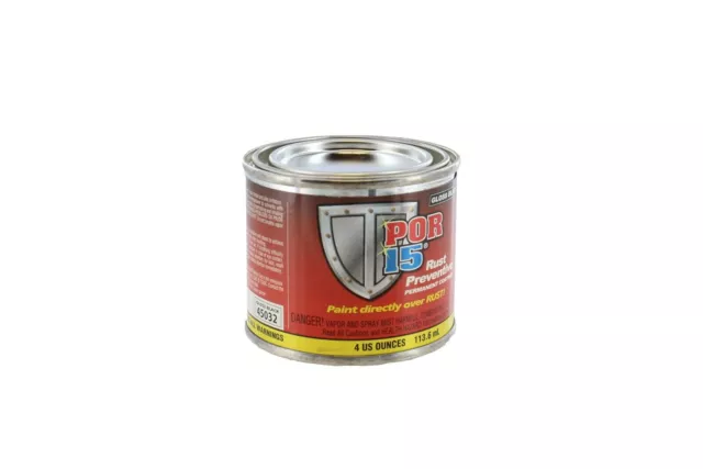 POR 15 45032 (4oz Can Gloss Black Rust Preventative Paint, 45006)