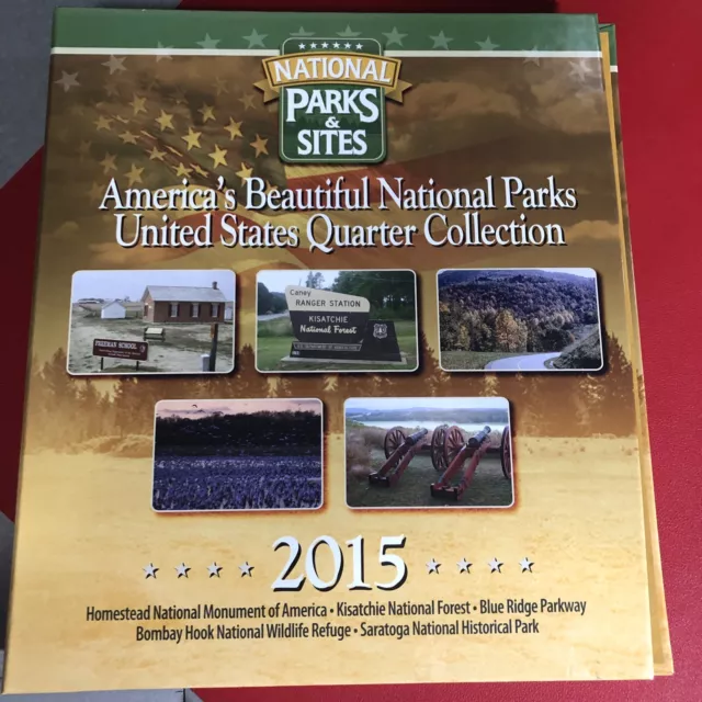 QVC-National Parks And Sites Quarter Collection Complete 2015 Mint