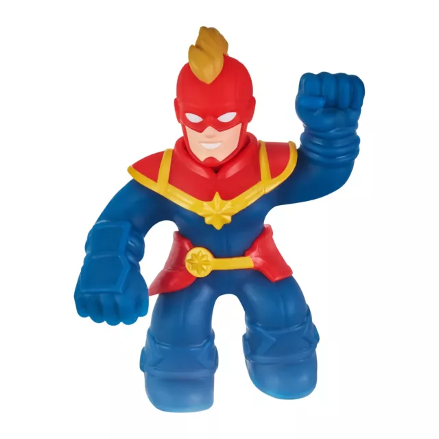 Heroes of Goo Jit Zu Marvel Hero Pack. Captain Marvel Squishy 4.5-Inch Tall. Ide