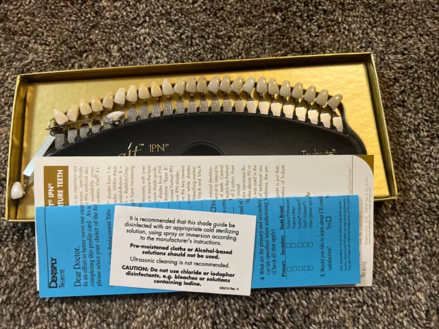Trubyte Portrait IPN Shade Guide- Never used!