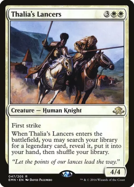 1x THALIA'S LANCERS - Human - Eldritch Moon - MTG - Magic the Gathering - NM