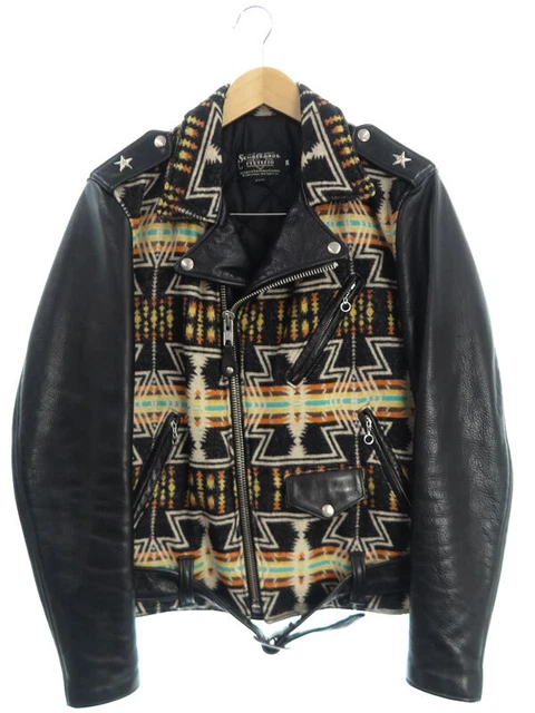 Schott Navajo Blanket One Star Riders Jacket Size38 783Ust Mens Second Hand