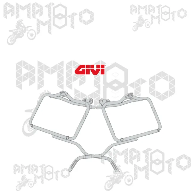Givi Pl1158 Porta Valigie Laterali Monokey Per Honda X-Adv 750 2017>2020
