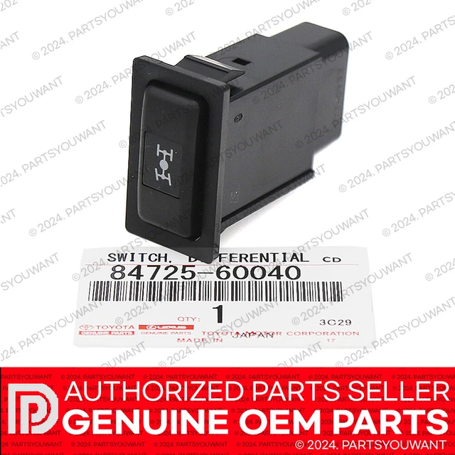 GENUINE TOYOTA RAV4 Land Cruiser 80 Differential Lock Switch Button ...