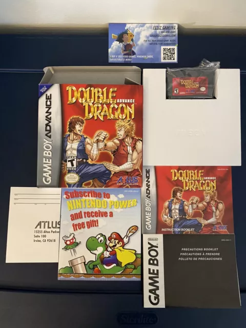 FS: CIB Double Dragon Advance w/all paperwork and near mint box - $185 OBO  - Selling - Video Game Sage