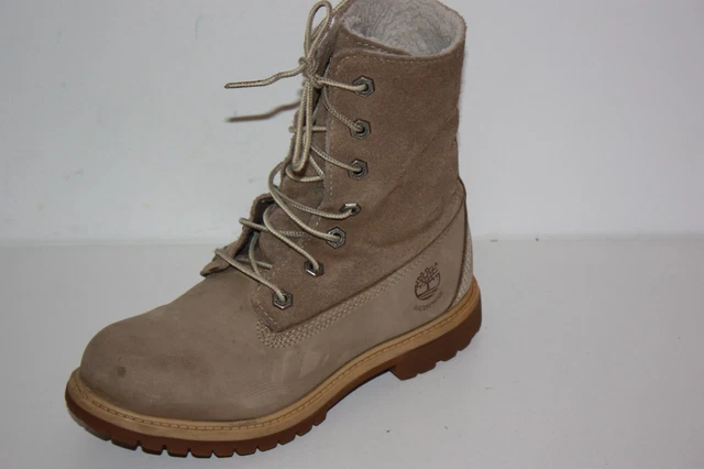TIMBERLAND Bottines Boots Fourrées Cuir Teinte T 5.5 US / 3.5 UK / 36 EUROPE BE
