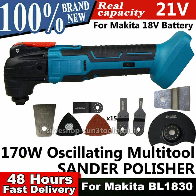 FOR MAKITA DTM51Z 18v Liion Cordless Multi Tool Keyless Blade Change