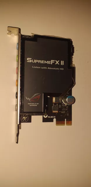 Asus ROG Supreme FX2, FX II, Pci-E x1 7.1 Sound Card