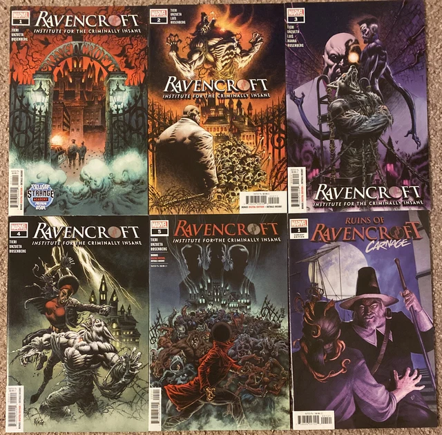 Ravencroft #1-5 + Ruins Of Ravencroft Carnage #1 Marvel Comic Book Full Series