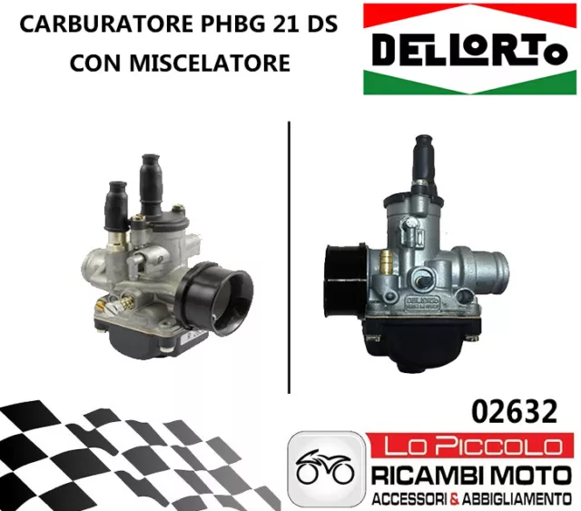 Gilera Runner Typhoon Dna  - 02632 Carburatore Dell'orto Phbg 21 Ds Aria Manuale