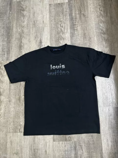 New Embossed Louis Vuitton T Shirt NWT Navy Blue for Sale in