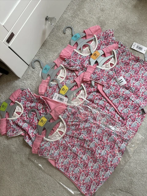 Baby Girls Summer 2pack Tops T-shirts Bundle Joblot Mixed Sizes