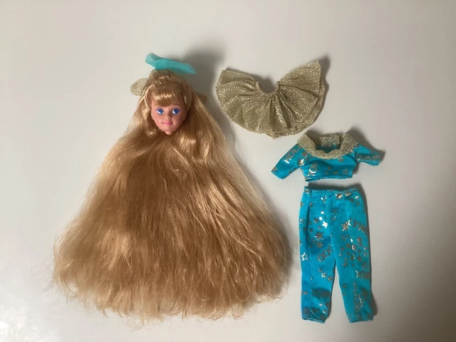 1992 Mattel Barbie Hollywood Hair Skipper Doll Head Clothes 1992 Mattel Barbie Hollywood Hair Skipper Doll Head Clothes