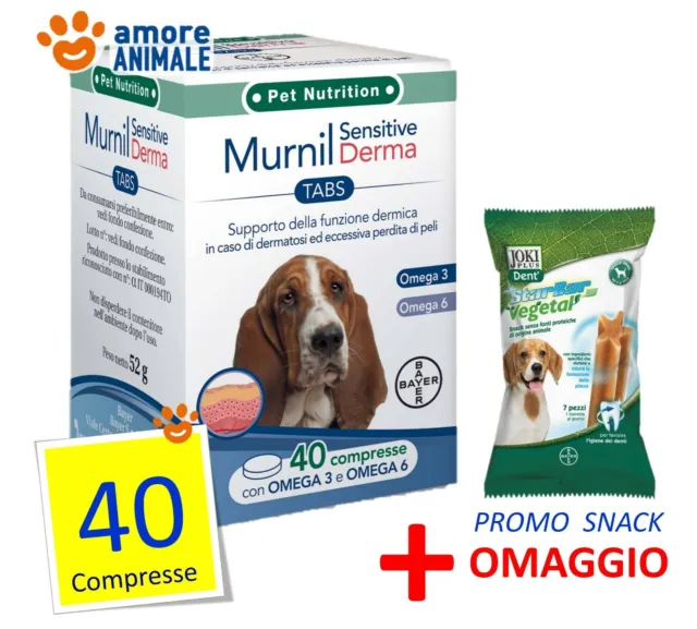 Bayer MURNIL Sensitive Derma (+PS)  40 compresse - Supporto funzione dermica